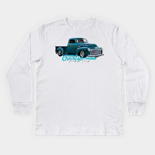 1952 Chevrolet 3100 Pickup Truck Kids Long Sleeve T-Shirt